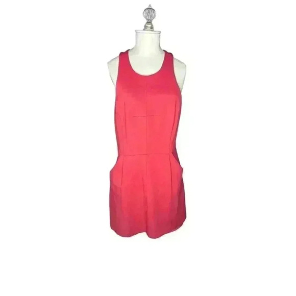 Milly Pink Racerback Dress Women’s L - Picture 1 of 8